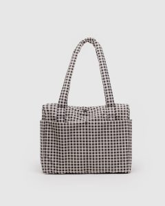 Small Cloud Carry-On Black & White Gingham