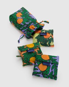 Standard Baggu Set of 3 Orange Trees