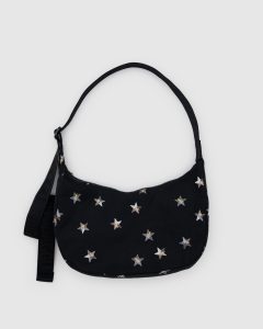 Medium Nylon Crescent Bag Stars