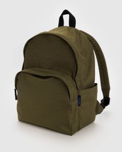 Large Nylon Backpack Seaweed