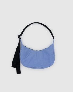 Small Nylon Crescent Bag Cornflower