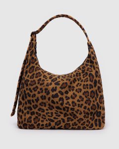 Nylon Shoulder Bag Leopard