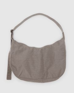 Large Nylon Crescent Bag Dove