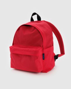 Medium Nylon Backpack Candy Apple