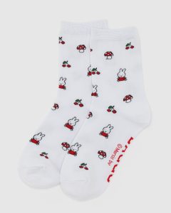 Crew Sock Miffy White