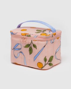 Puffy Lunch Bag Apricots & Ribbons