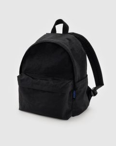 Medium Nylon Backpack Black