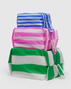 3D Zip Set Painted Stripe
