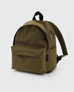 Medium Nylon Backpack Seaweed