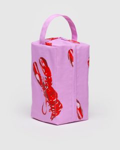 Dopp Kit Pink Lobster