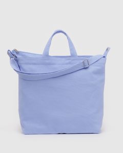 Horizontal Zip Duck Bag French Blue