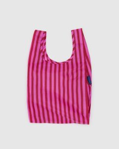 Baby Baggu Pink & Red Painted Stripe