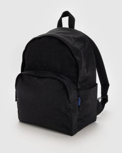 Large Nylon Backpack Black