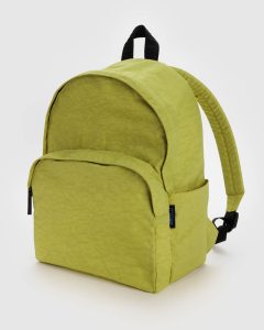 Large Nylon Backpack Lemongrass